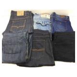6 Pair Jeans. True Religion, Guess, Leviï¿½s. Most
