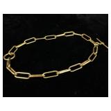14k Gold Bracelet, Tw 38.1g, Sz 8in Long