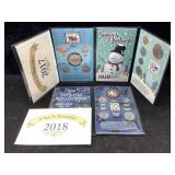2017, 2018 & 2020 Stamp And Coin Collection