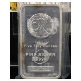5 Ozt .999 Silver Ingot