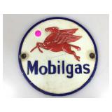 Cast Iron Mobilegas Advertising Sign 9.25in