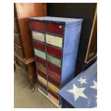Usa Theme Organizer/ Chest Of Drawers W/20 Drawers