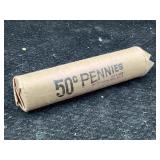 Roll Of Uncirculated 1960 Pennies