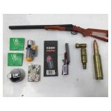 Lighters, rifles, bullet & more