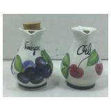 Pizzato Italian Handpainted Oil & Vinegar Cruet