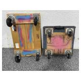 Pair Small 4-Wheel Dollies