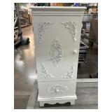 Small White Side Cabinet with Drawer - approx.