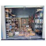 Contents of Storage Unit - Shelving not included