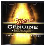 Miller Genuine Draft Lighted Advertising Sign.