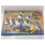 Model kit, English Man Oï¿½ War, 16th Century