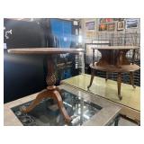 2 Wood Side Tables, Approx 2 Ft Tall