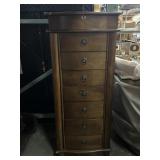 Jewelry Armoire - top mirror needs reattached -