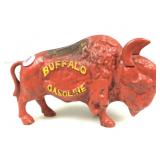 Vtg Cast Iron Buffalo Gasoline Piggy Bank