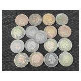 17 Indian Head Cents