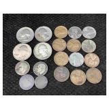 Assorted American coins, some silver