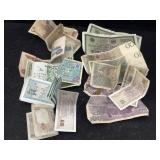 Assorted Old Foreign Currency