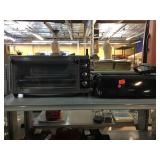 Phillips indoor grill & Black/Decker toaster oven