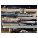 Assorted Fighter Jet Books, War Books, and More.