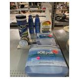 New Ice Packs, Sunscreen, Mold Eliminator, Wipes,