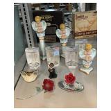 Assorted angel figurines & more