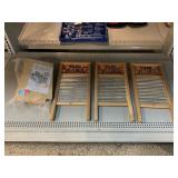3 DUBL HANDI washboards and DIY shoeshine box.