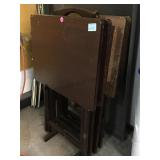 Set 4 TV Trays with Stand