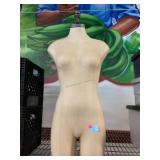 Female torso mannequin, approx 34 in tall