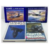 4 Books.  Jets, fighter Missions, US Air Force