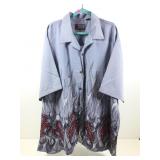 Pineapple Connection button front shirt size 3XLT