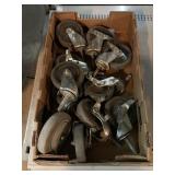 Caster wheels.