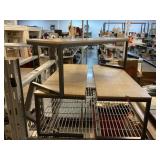 3 Desk top shelves, approx 12x35x12in