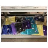 Linen tablecloths satin overlays, assorted colors
