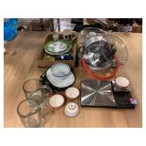 Kitchenaid dual scale, glassware and more