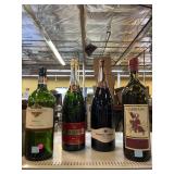 Assorted Factice Liquor Display Bottles.