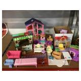Dollhouse play sets, accessories and more