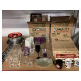 Glassware, baking/mixing bowls, sunbeam electric