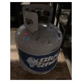Propane tank. Partial full