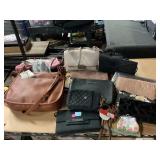 Fashion purses and small bags.