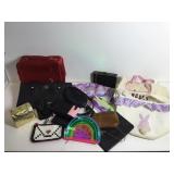 Assorted fashion tote bags.