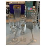 Gold Colored Bar Glasses and More.