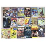 Comic books and more.  Assorted