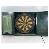 Winmau acudart Dartboard in wood case.