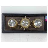 Wall hanging Weather station framed to 17x7
