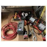 Auto emergency kit, work lights, ball hitches,