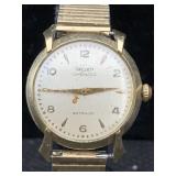 Vtg Gruen Continental Automatic Watch, Gold-filled