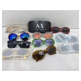 Armani Exchange glasses case, Quay sunglasses &