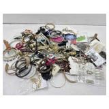 Assorted costume jewelry