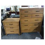 Whitier Wood cabinet dresser and side table