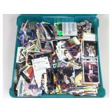 Mixed sports card lot unsorted