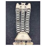 Mapuche Metal Indian Sequil De Cadenas, Chest